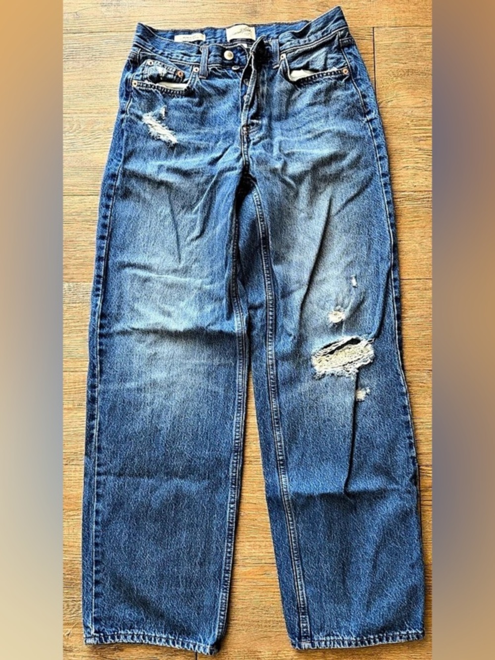 Target 90s Mid Rise Baggy Jeans Blue Size 4